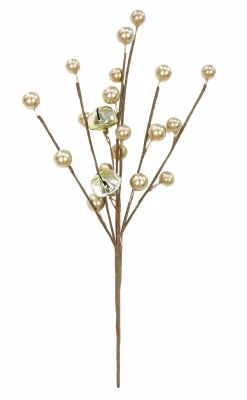 Pretty In Pink & Rose Gold></noscript>Christmas World Berries Pick With Nutbells (25Cm)