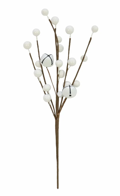 Pretty In Pink & Rose Gold>Christmas World Berries Pick With Nutbells (25Cm)