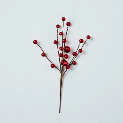 Magical Winter Wonderland>Christmas World Berries Pick With Nutbells (25Cm)
