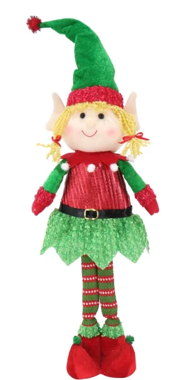 Elf'S Galore></noscript>Christmas World Boy Or Girl Standing Elf Asst (60Cm) - Boy