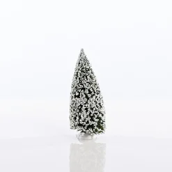 Magical Winter Wonderland>Christmas World Bristle Tree Asst (14Cm) - Natural