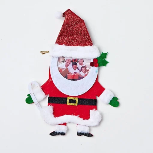 Other Decorations>Christmas World Christmas Felt Photo Frame Deco - Santa