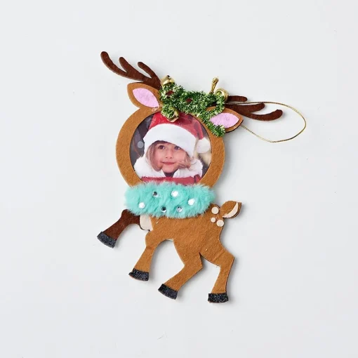 Other Decorations>Christmas World Christmas Felt Photo Frame Deco - Santa