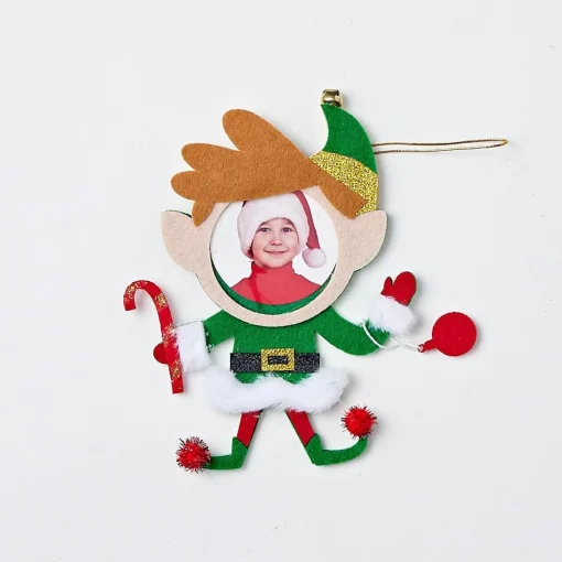 Other Decorations>Christmas World Christmas Felt Photo Frame Deco - Santa