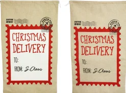 Traditional & Berry>Christmas World Christmas Stamp Sack Asst