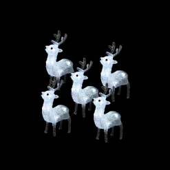 3D & 2D Displays></noscript>Christmas World 3D Acrylic Baby Reindeer Set (5Pc)