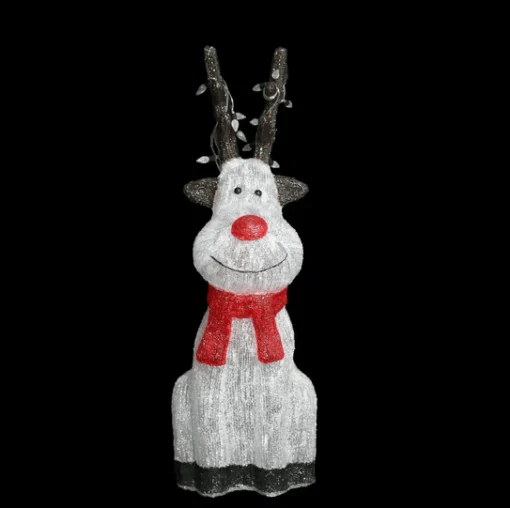 3D & 2D Displays>Christmas World 3D Acrylic Large Christmas Reindeer