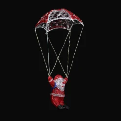 3D & 2D Displays>Christmas World 3D Acrylic Parachuting Santa