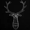 3D & 2D Displays>Christmas World 3D Ww/W Hanging Reindeer Head Wall Decor
