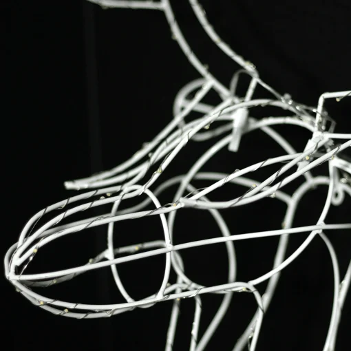 3D & 2D Displays>Christmas World 3D Ww/W Hanging Reindeer Head Wall Decor