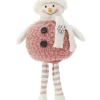 Pretty In Pink & Rose Gold>Christmas World Extendable Big Belly Snowman (38-48Cm)
