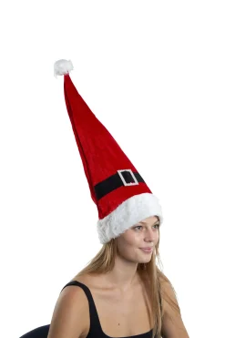 Elf'S Galore></noscript>Christmas World Extra Long Bendable Santa Hat Asst (70Cm)