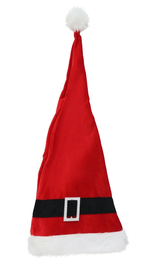Elf'S Galore>Christmas World Extra Long Bendable Santa Hat Asst (70Cm)