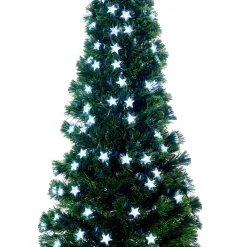 Fibre Optic Trees></noscript>Christmas World Fibre Optic Tree Stars White (1.8M)