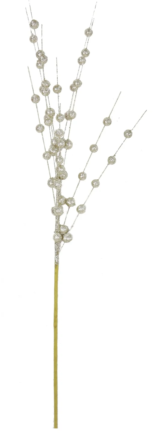 Pick & Berries>Christmas World Glitter Berry Spray Asst (70Cm)