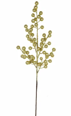Touch Of Elegance></noscript>Christmas World Glitter Berry Spray (70Cm)