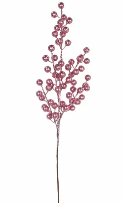 Traditional & Berry></noscript>Christmas World Glitter Berry Spray (70Cm)