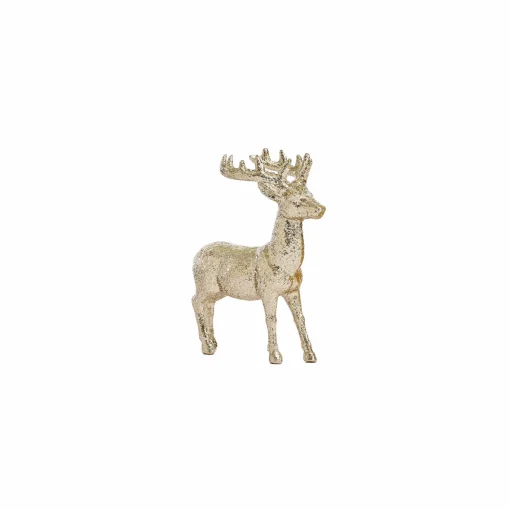 Touch Of Elegance>Christmas World Glitter Finish Reindeer Tree Ornament (12.5Cm)