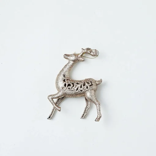 Hanging Decorations>Christmas World Glitter Hanging Decoration - Silver Dove