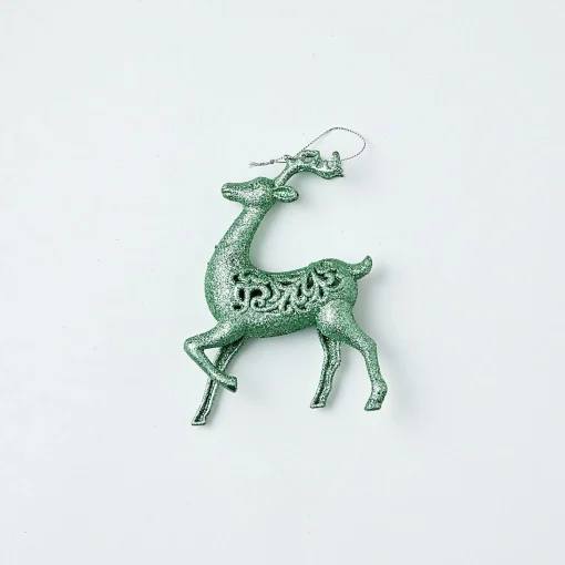 Hanging Decorations>Christmas World Glitter Hanging Decoration - Silver Dove