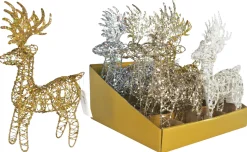 Touch Of Elegance>Christmas World Glitter Wire Reindeer