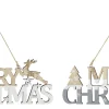 Hanging Decorations>Christmas World Hanging Merry Christmas Sign (30Cm)