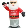 Inflatables>Christmas World Inflatable Rockin' Santa (1.8M)
