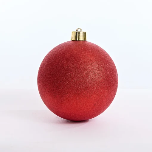 Baubles>Christmas World Jumbo Glitter Bauble (25Cm)