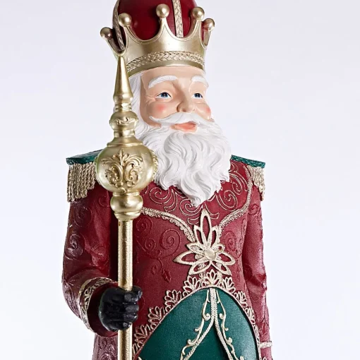 3D & 2D Displays>Christmas World King Nutcracker Holding Sceptre (92Cm)