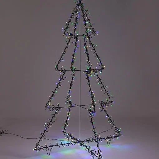 3D & 2D Displays>Christmas World Led Cluster Lights Yard Tree (180Cm)