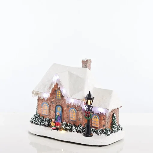 3D & 2D Displays>Christmas World Led Flashing Musical Big House - Church