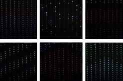 Novelty Lights>Christmas World Led Flex Wire Curtain Lights (Remote Control)