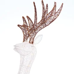 3D & 2D Displays></noscript>Christmas World Led Glitter Thread Twinkling Reindeer Stag