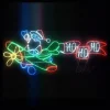 Frame Ropelight (Motifs)>Christmas World Led Hohoho Santa Plane Ropelight
