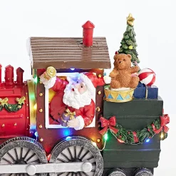 3D & 2D Displays></noscript>Christmas World Led Musical Santa Train Engine
