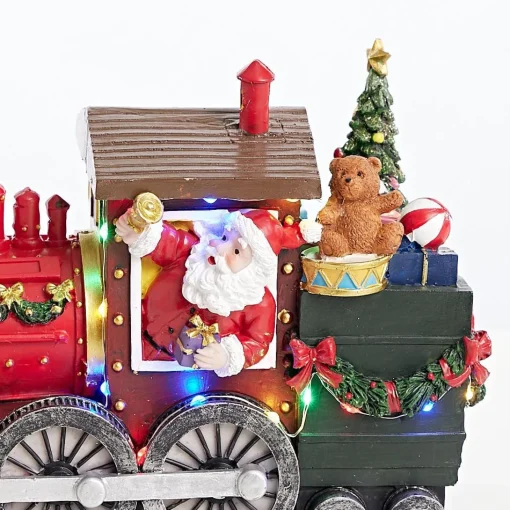 3D & 2D Displays>Christmas World Led Musical Santa Train Engine