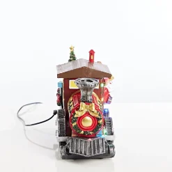 3D & 2D Displays></noscript>Christmas World Led Musical Santa Train Engine