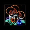 Frame Ropelight (Motifs)>Christmas World Led Ropelight Candles With Holly