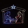 Frame Ropelight (Motifs)>Christmas World Led Ropelight Nativity Stable