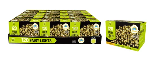 Solar Lights>Christmas World Led Solar Warm White Lights (5.95M)