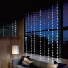 Curtain Lights>Christmas World Led White Waterfall Curtain (1.2 X 2M)