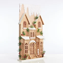 3D & 2D Displays></noscript>Christmas World Light Up Vintage Terrace House (64Cm)