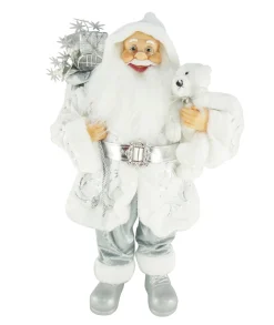 Magical Winter Wonderland></noscript>Christmas World Luxury Metallic Santa Figurine (60Cm)