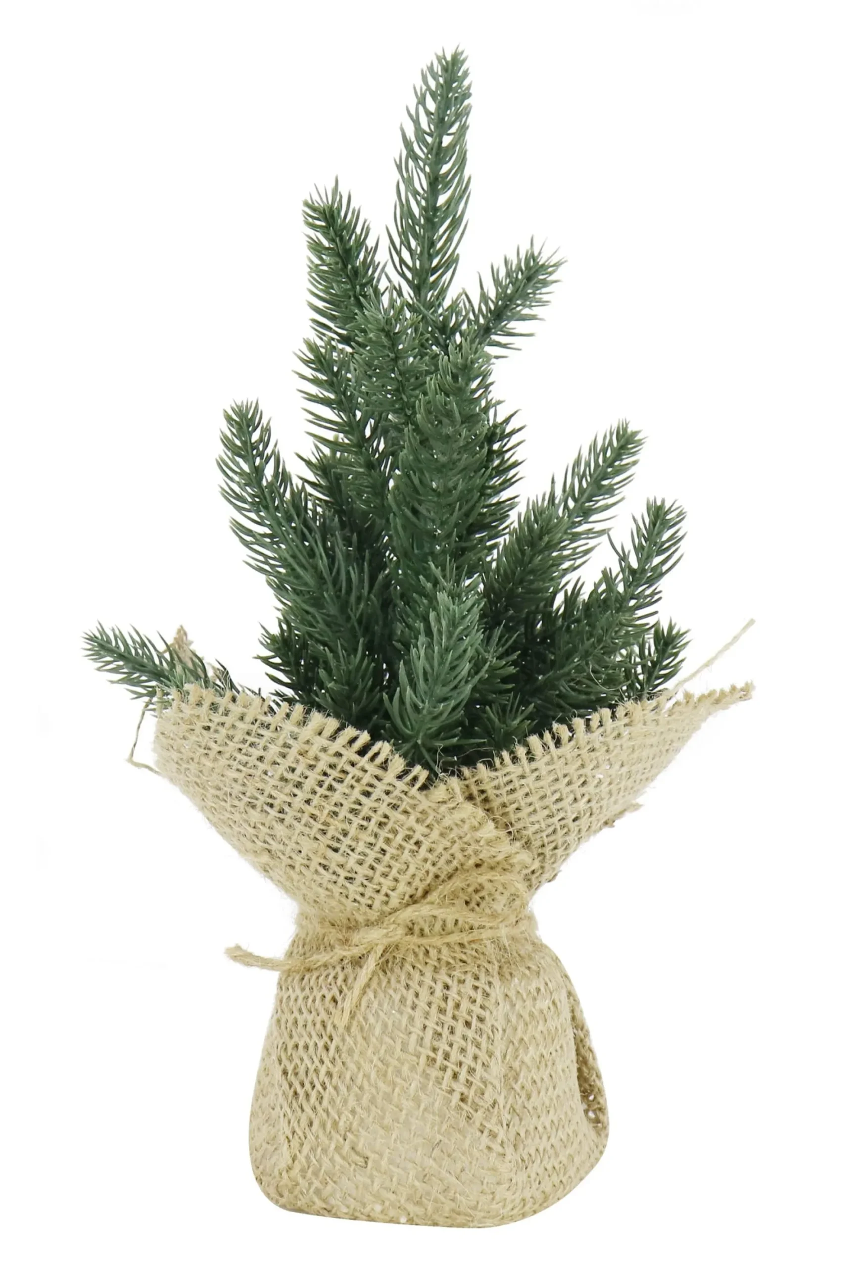 Potted & Table Top Trees>Christmas World Pine Tree Decorated (26Cm) - Natural