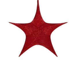 Hanging Decorations></noscript>Christmas World Pop Up Tinsel Star (65Cm) 2 Asst