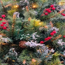 Artificial Trees></noscript>Christmas World Pre-Lit Canadian Pine Tree 6Ft (1.8M)