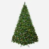 Artificial Trees>Christmas World Pre-Lit Canadian Pine Tree 7Ft (2.1M)