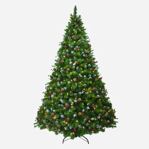 Artificial Trees>Christmas World Pre-Lit Canadian Pine Tree 7Ft (2.1M)