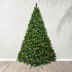 Artificial Trees></noscript>Christmas World Pre-Lit Canadian Pine Tree 7Ft (2.1M)