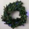 Wreaths, Garlands And Bows>Christmas World Pre-Lit Multi Geneva Wreath (50Cm)